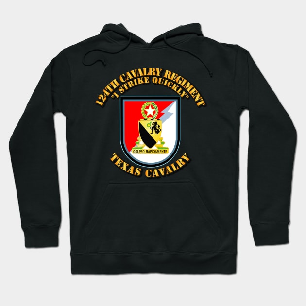 Flash - 124th Cavalry Regiment - Texas Cavalry Hoodie by twix123844